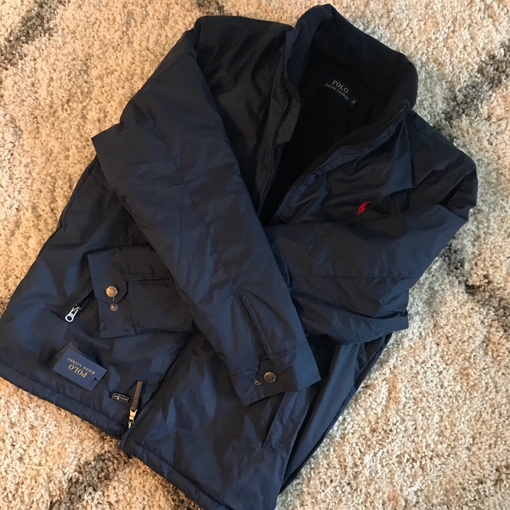 Polo Ralph Lauren Mens Navy Insulated Windbreaker